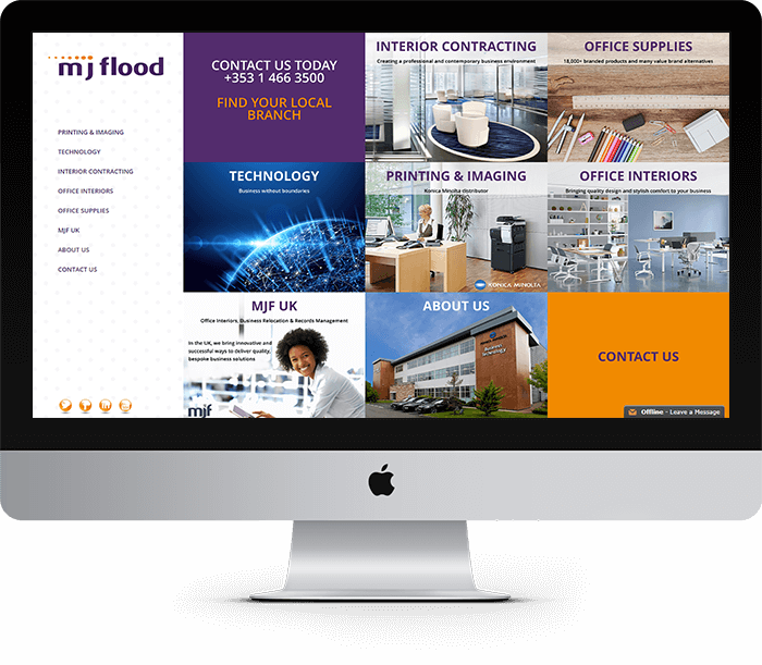 MJ Flood Website Design